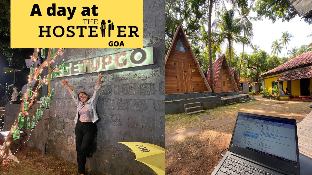 A day @TheHosteller Goa | Workation in Goa | ft. Paritosh Anand & The Teen Travels | Travel Vlog