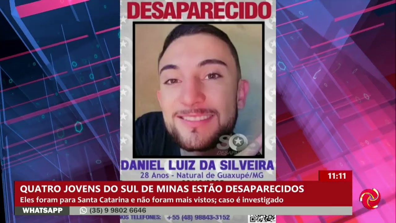 Jovens do Sul de Minas desaparecem em Santa Catarina: polícia investiga caso