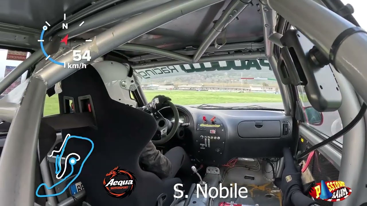 TEST SLALOM SARNO 2026 on board Simone Nobile racing start 1600