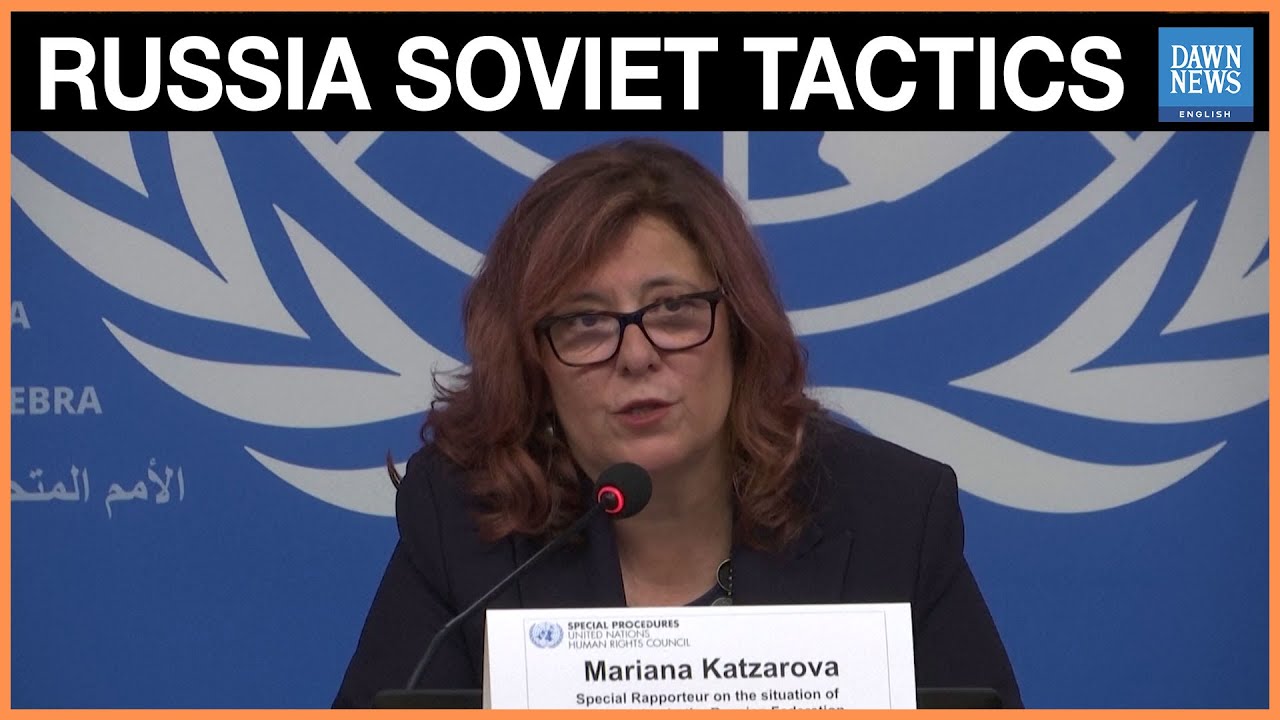 Russia Revives Soviet-Era Tactics to Quash Dissent, Says UN Expert | Dawn News English