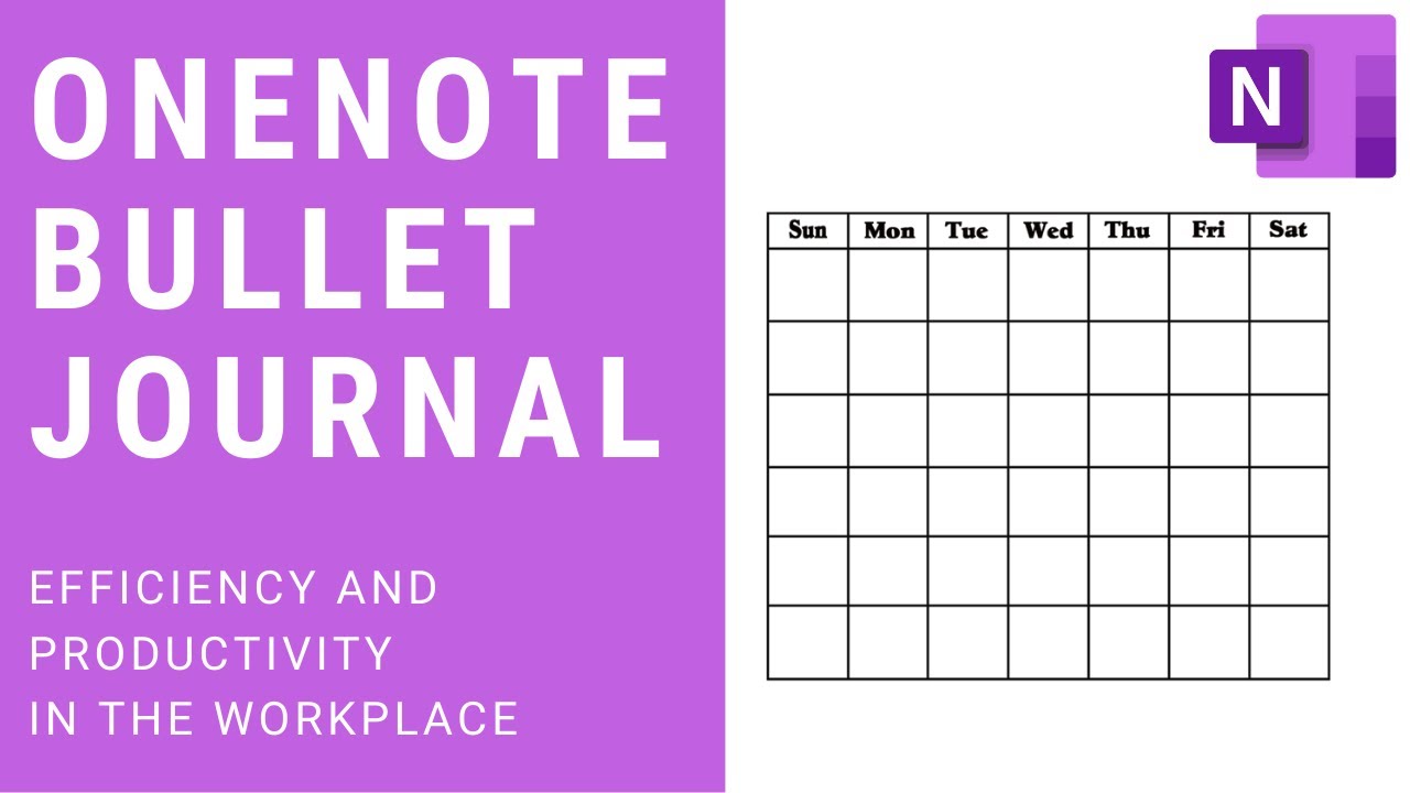How to setup a Microsoft OneNote Bullet Journal - ⚡ Quick Tutorial ⚡