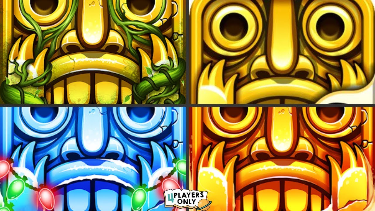 Temple Run 2: LOST JUNGLE Vs SKY SUMMIT Vs FROZEN FESTIVAL Vs BLAZING SANDS