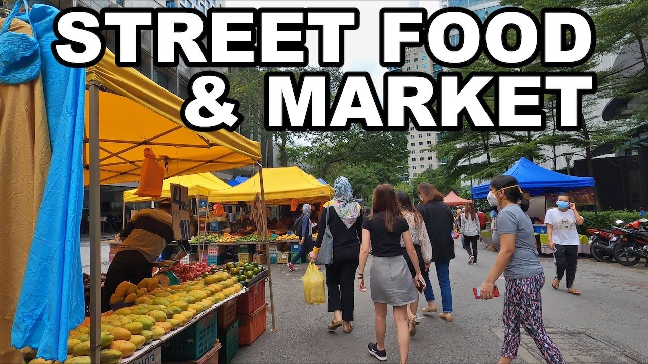 Street Food & Market. Pasar Jalan Tengah. Kuala Lumpur, Malaysia