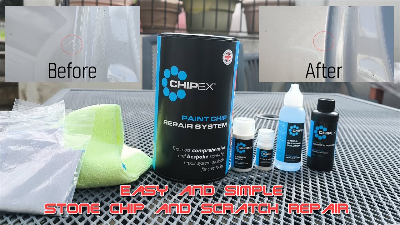 3 Easy Steps to Fix Stone Chips or Deep Scratches with Touch Up Paint Repair kit from CHIPEX HD