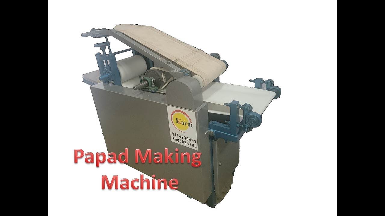Semi Automatic Papad Making Machine 50 kg/Shift- Taruna 50K Delux