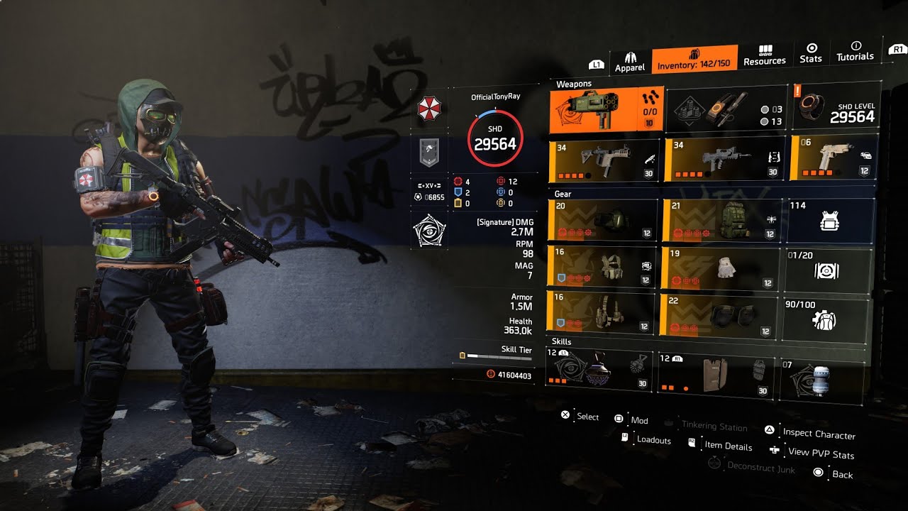 The Division 2 Hybrid Dark Winter Bloodsucker Build