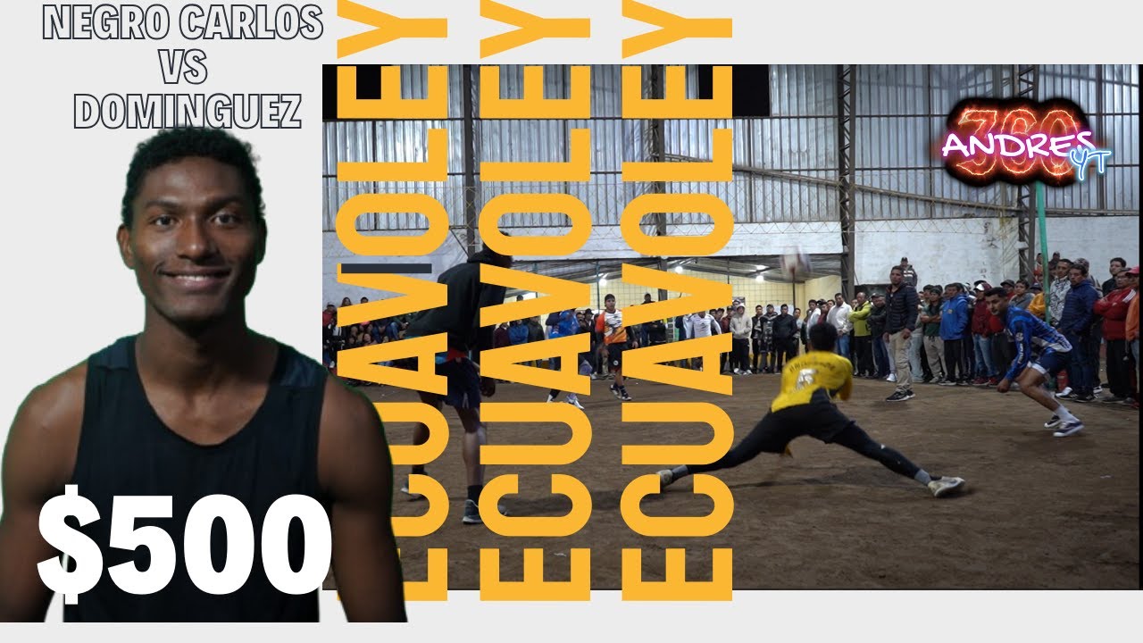 Ecuavoley Negro Carlos vs Domínguez | Partido de Poder a Poder y Salvadas Increíbles