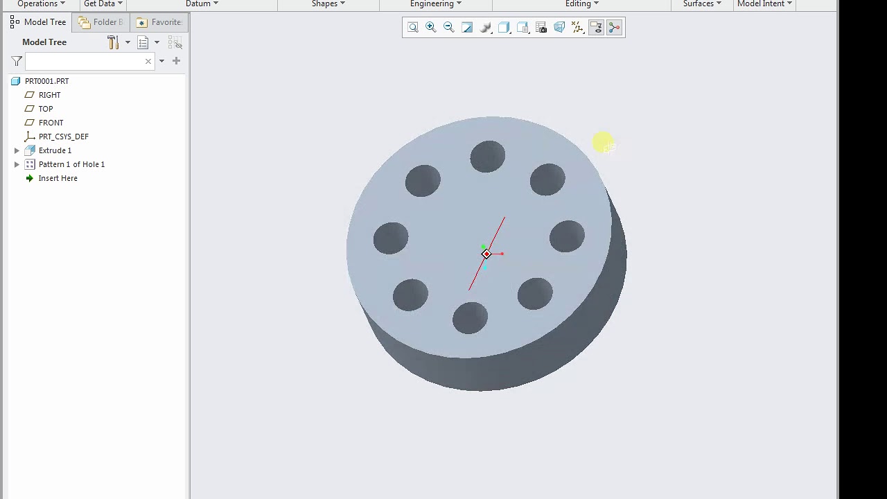 AUTO GENERATION OF PCD IN CREO DRAWING