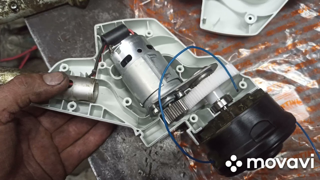 STIHL FSA56 замена двигателя и корпуса двигателя