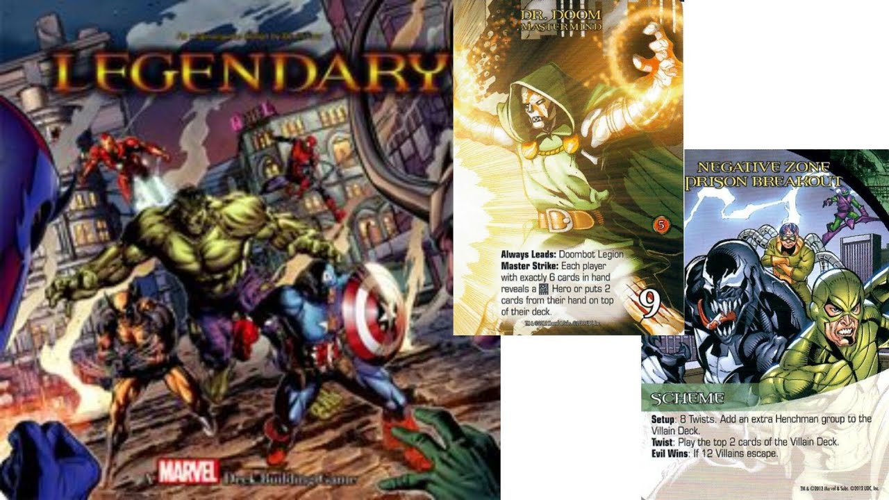 Legendary PLAYTHROUGH (Base 3 of 4: Doctor Doom Mastermind)
