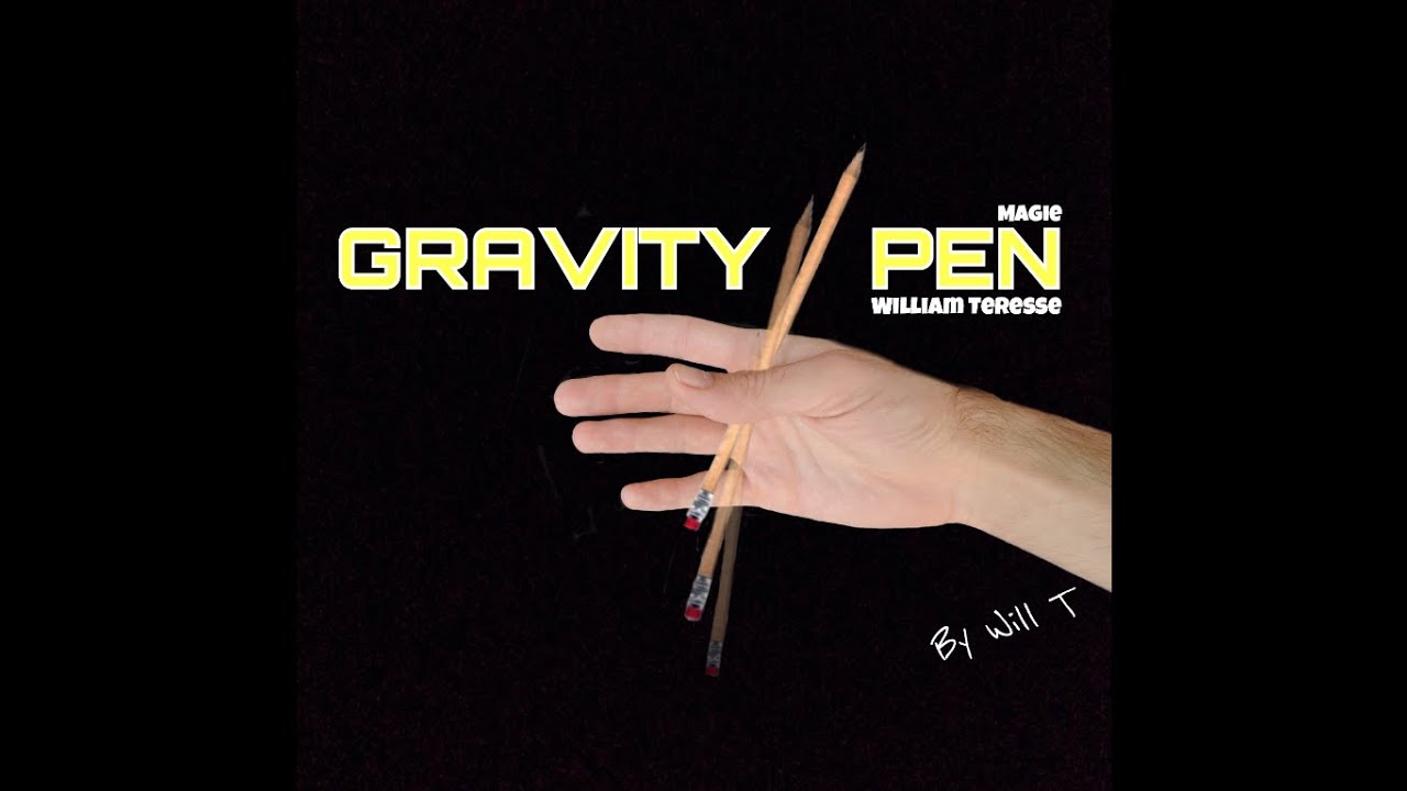 MAGIE :GRAVITY PEN ! ✏️Tour de magie gratuit Explication Inventé street magie By Will T