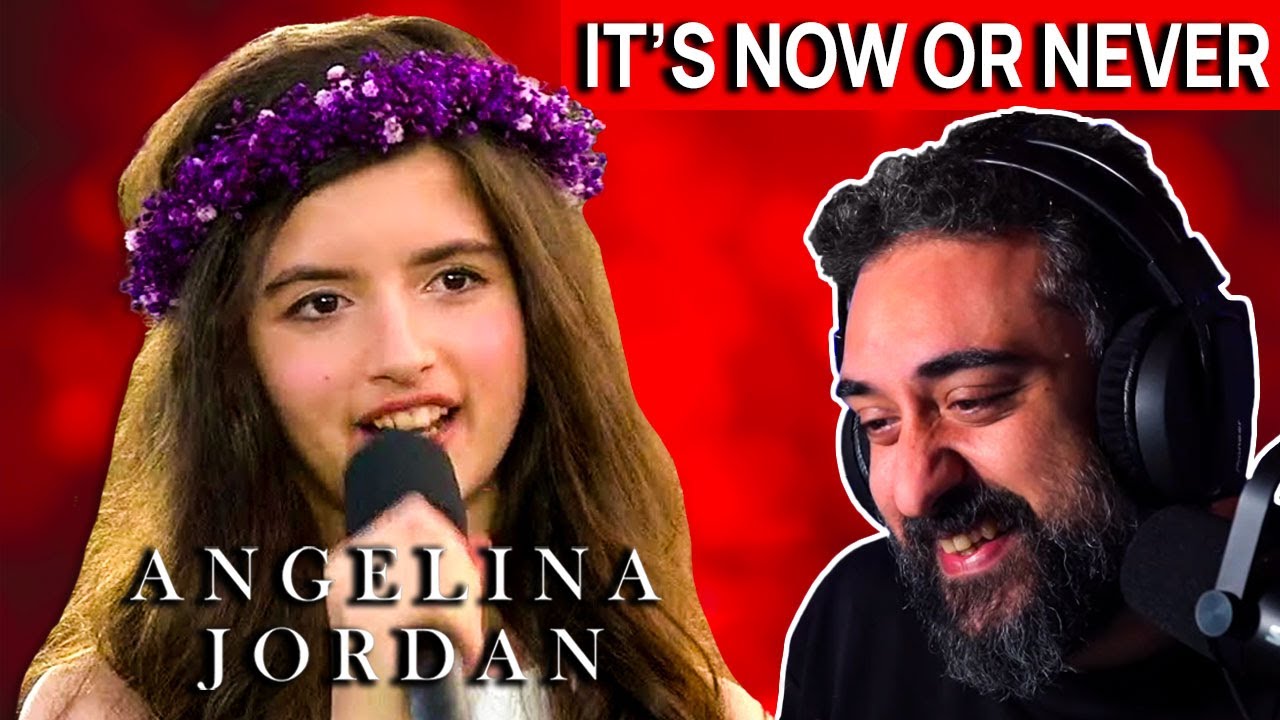 Arab Man Reacts to Angelina Jordan - It's Now or Never (Allsang på Grensen 2017)