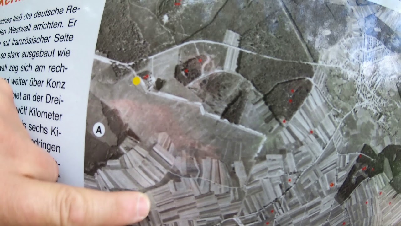 Westwall Stellung Orscholzriegel / Saar mit der Panzergruppe West Teil 2