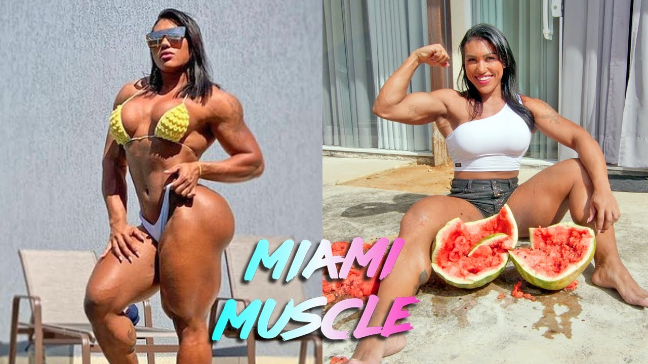Brazilian Quadzilla Crushes Watermelon With Her Thighs | MIAMI MUSCLE