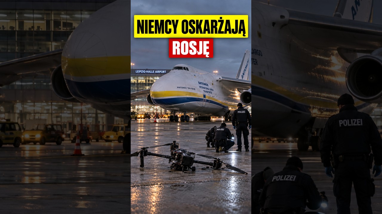 GERMANY ACCUSES RUSSIA! Drone intended to attack Ukrainian Antonov