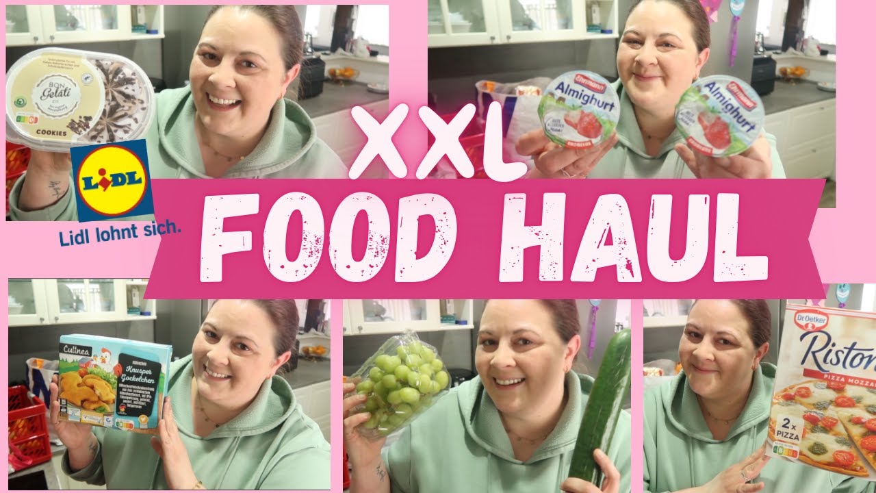 XXL FOOD HAUL| LIDL| Wocheneinkauf Familie| Team CJ