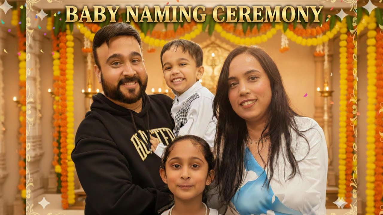 Our family weekend Vlog: Attending Baby Naming Ceremony  #baby #babynames
