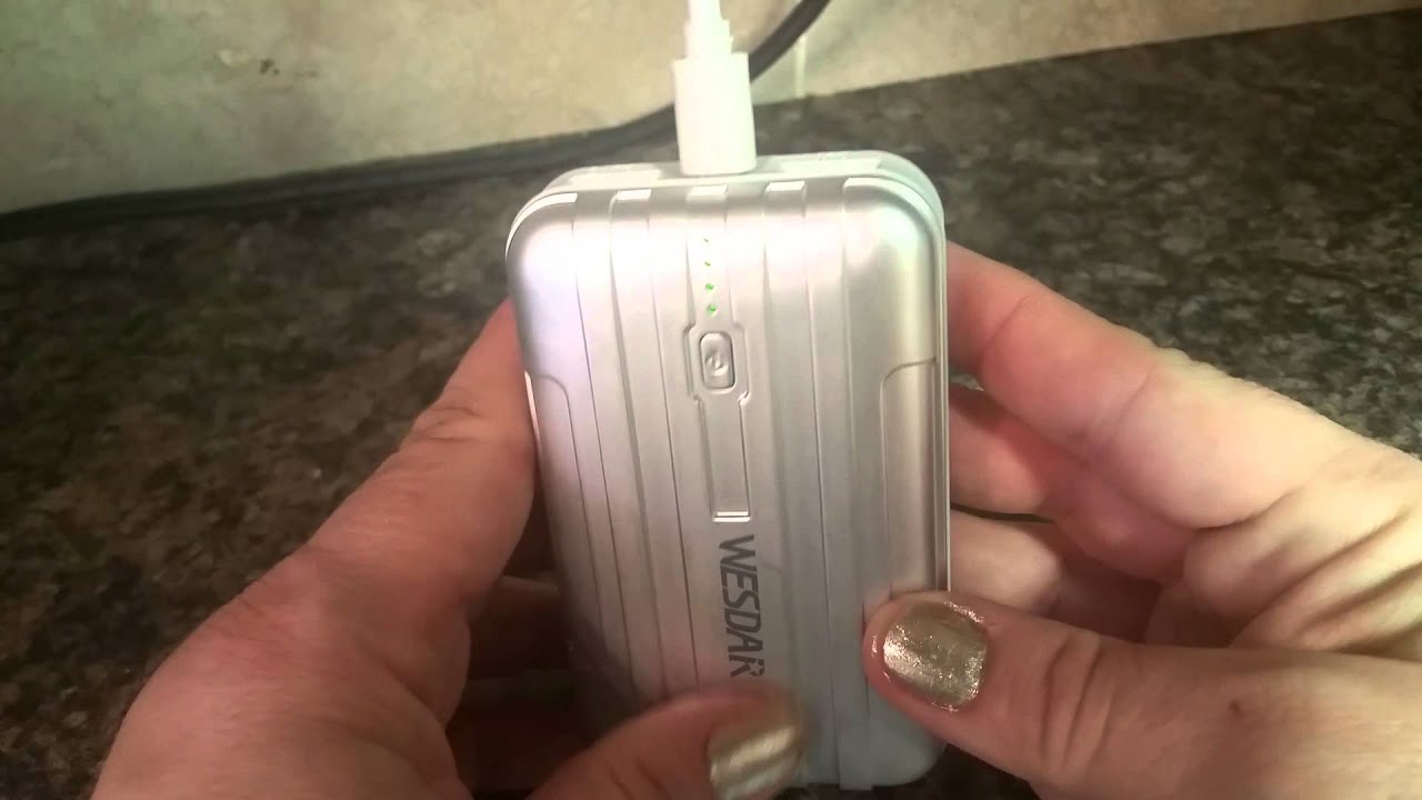 WESDAR 10000mAh External Battery Charger with Dual USB