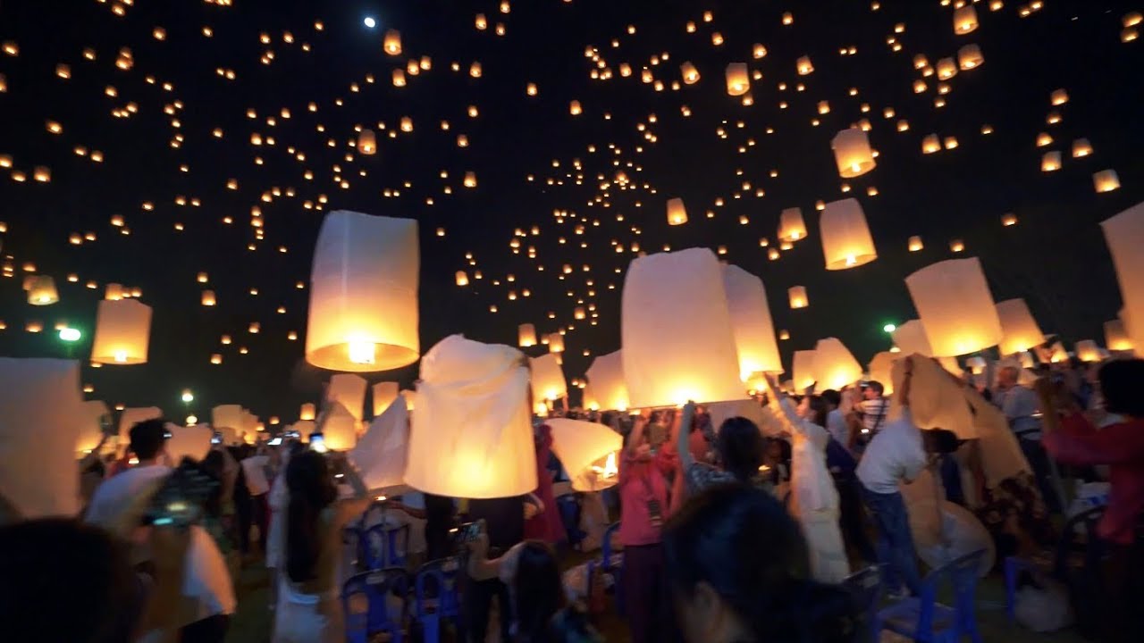 festival delle lanterne in Thailandia