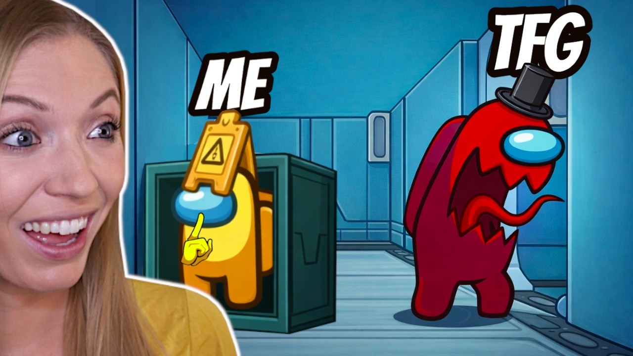 Among Us Hide And Seek WITH MY HUSBAND!