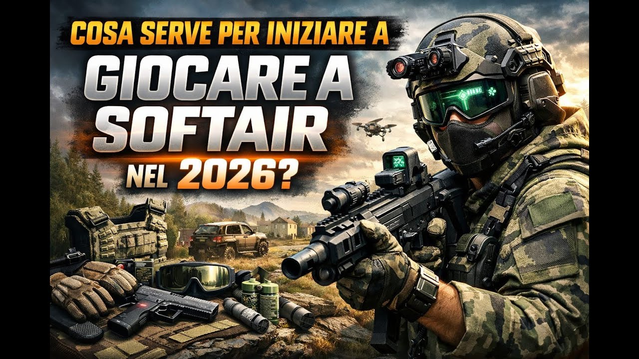 COSA SERVE PER INIZIARE A GIOCARE A SOFTAIR NEL 2026?