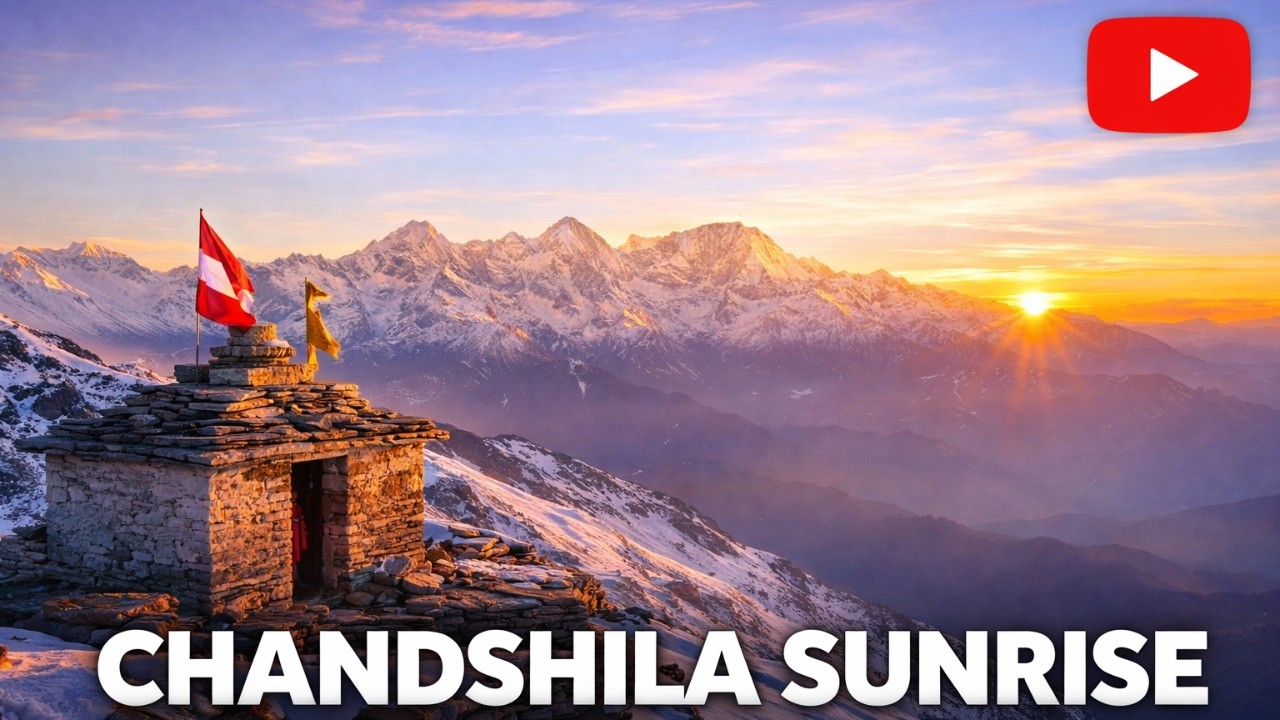 Chandrashila Sunrise Trek 2026 | Snow Mountains View 🌄 | Heaven of Uttarakhand | Suraj Trekscape
