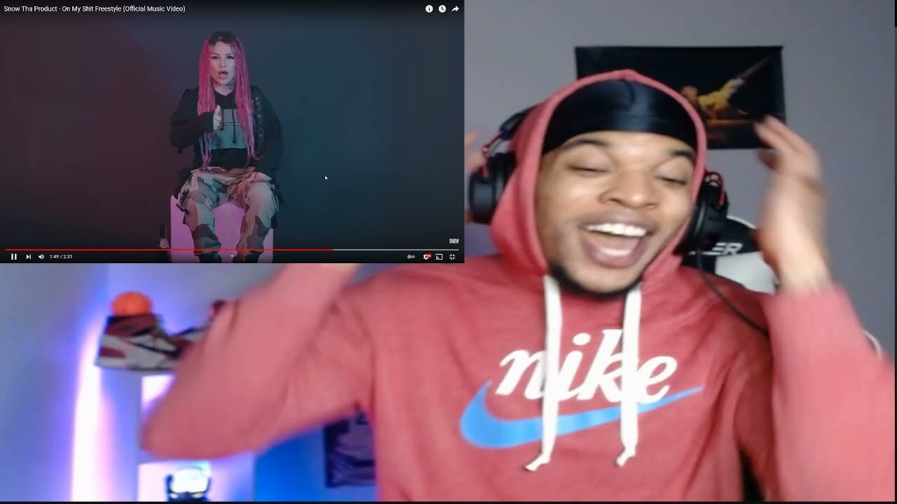 ARE YOU STOOOPID? SNOW THA PRODUCT - ON MY SHIT (FREESTYLE) (REACTION) SHE REALLY LIKE THAT!!
