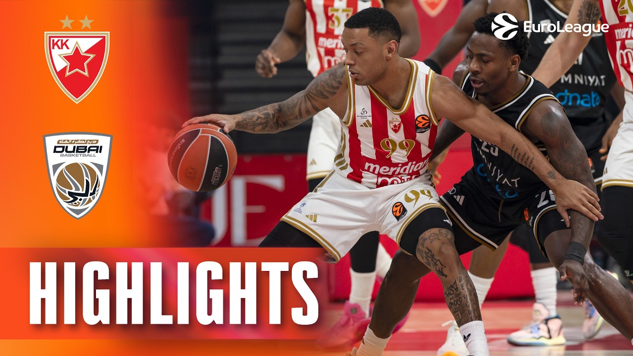 THREE Threes Changed Everything | Crvena Zvezda - Dubai | R25 BASKETBALL HIGHLIGHTS 2025-26