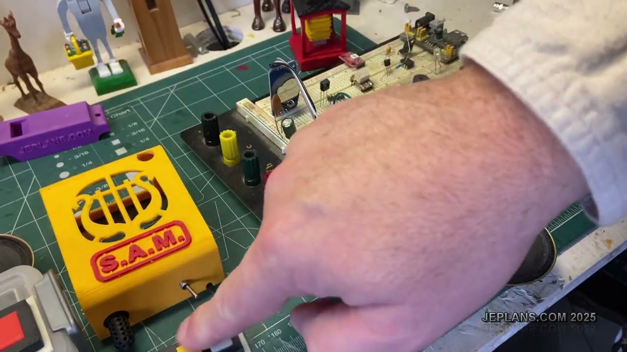 Mini 3D Printed Push Buttons or SAMs House