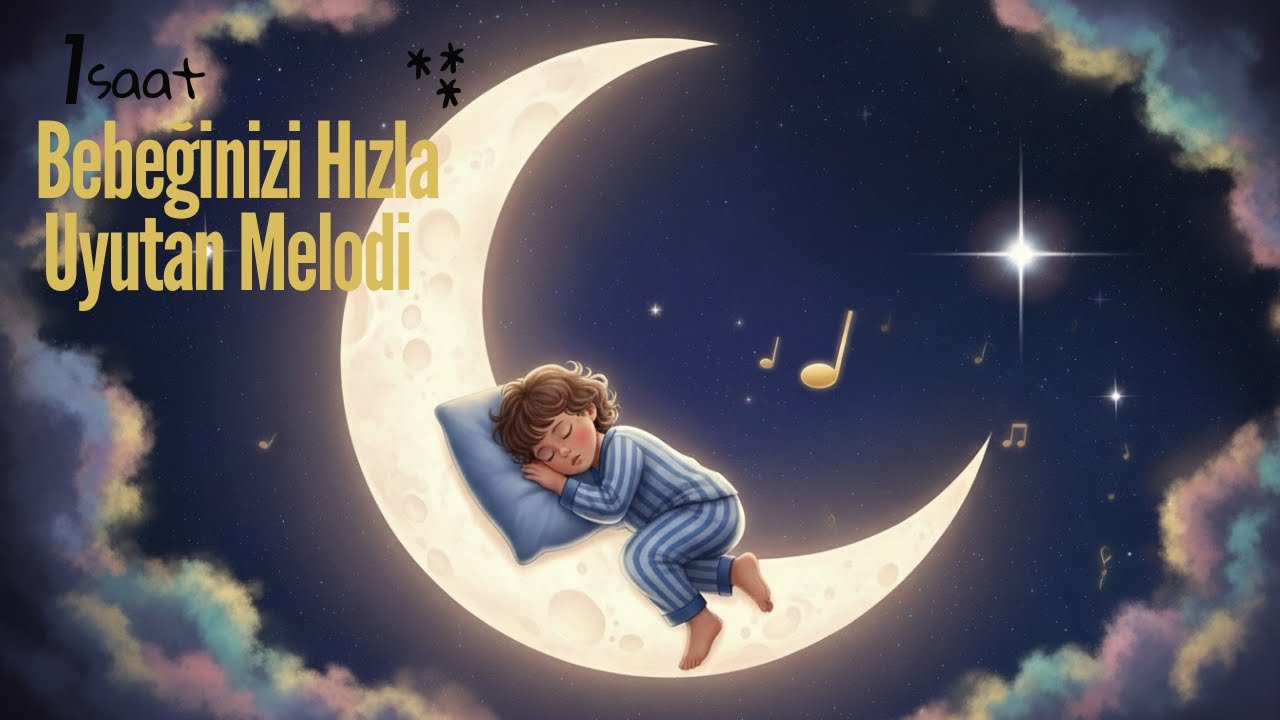 Sözsüz Uyku Ninnisi (1 Saat) – Bebeğinizi Hızla Uyutan Melodi