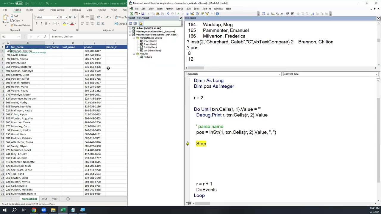 String Manipulation Functions in VBA