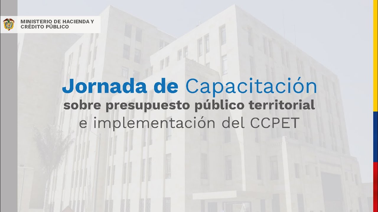 Capacitación sobre Presupuesto Público Territorial e Implementación del CCPET - 26/09/2022