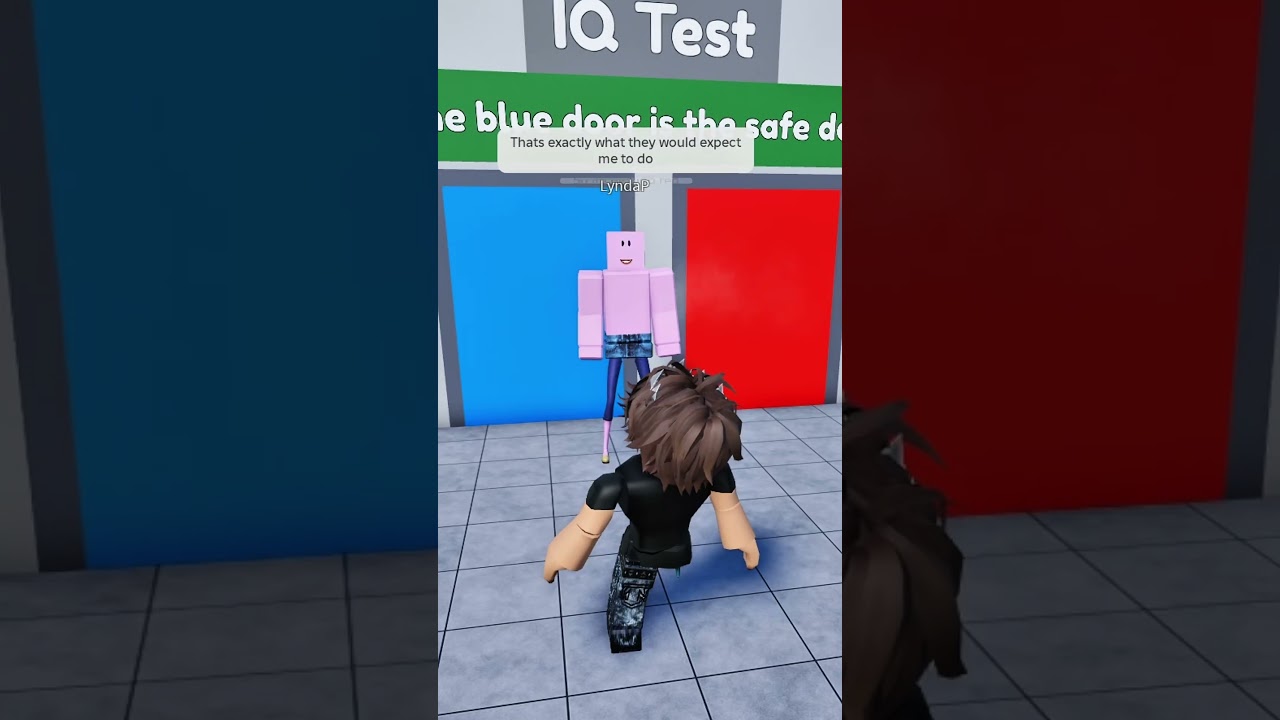 Она провалила тест на IQ 😭🔥 #roblox #robloxshorts