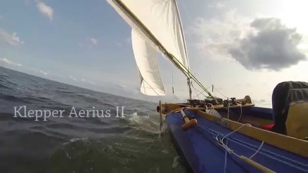 Klepper Kayak Sailing on Long Island Sound