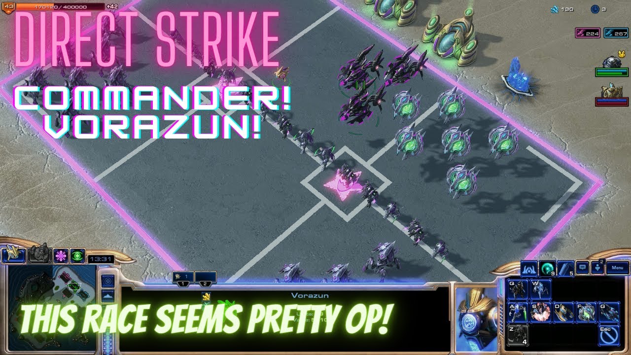Starcraft 2 Direct Strike Commander Vorazun: This Race Seems Pretty OP!