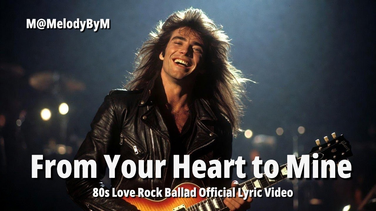 From Your Heart to Mine 80s Love Ballad Official Lyric Video