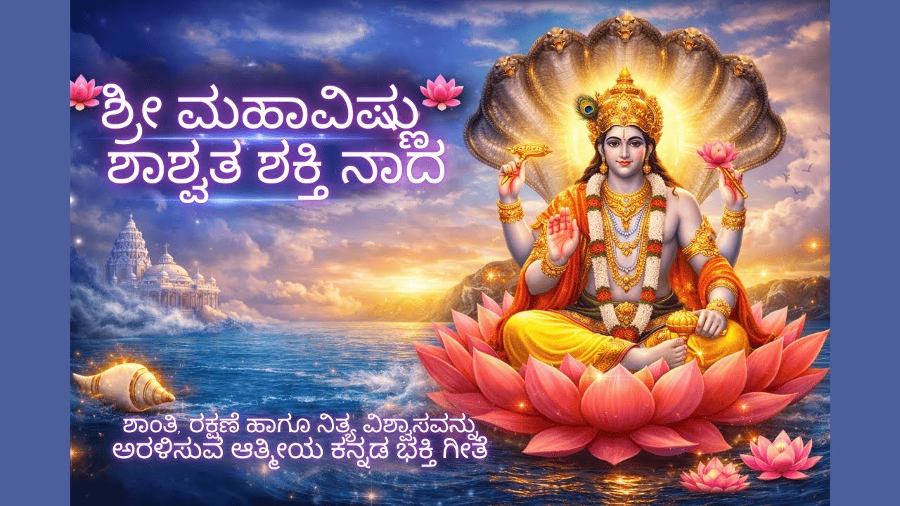 ಶ್ರೀ ಮಹಾವಿಷ್ಣು – ಶಾಶ್ವತ ಶಕ್ತಿ ನಾದ | ಆತ್ಮೀಯ ಕನ್ನಡ ಭಕ್ತಿ ಗೀತೆ
