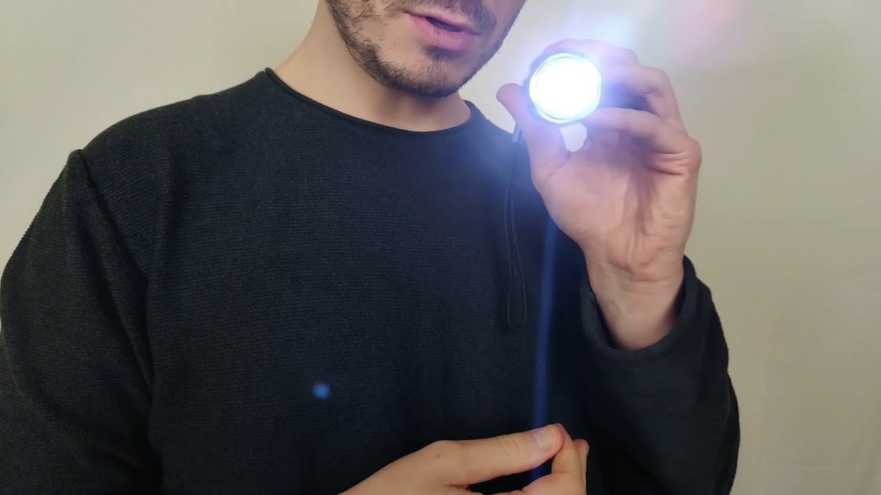 Quick Eye Light Sensitivity Test | ASMR Eye Exam