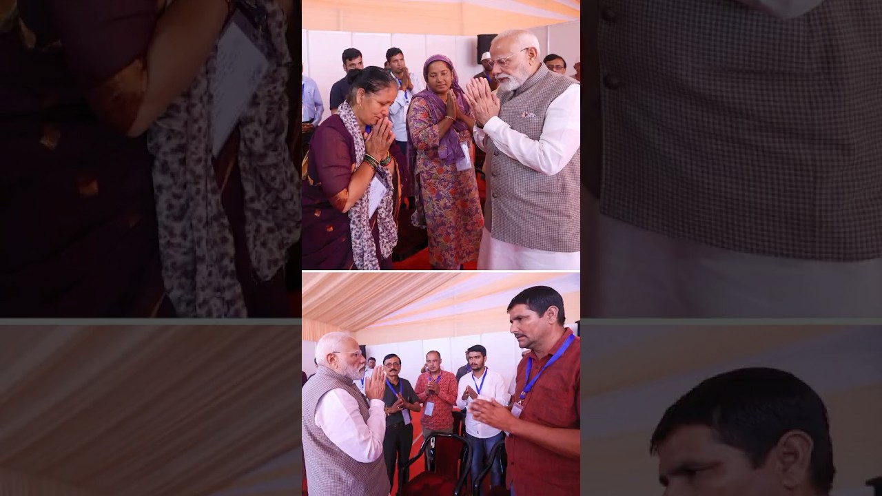 PM Modi meets people affected by floods and cloudbursts in Dehradun, Uttarakhand | #shorts