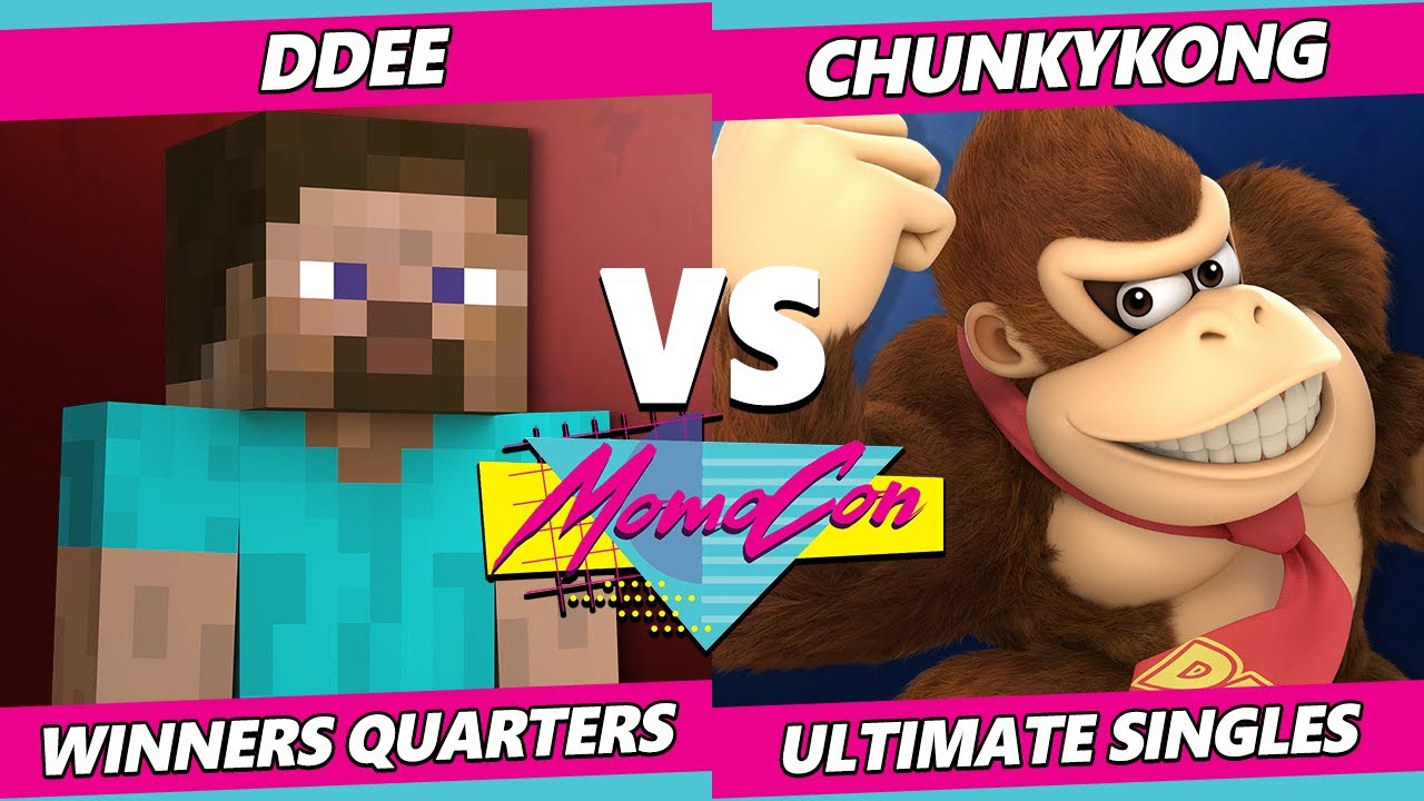 MomoCon 2023 - Ddee (Steve, Game & Watch) Vs. ChunkyKong (Donkey Kong) Smash Ultimate - SSBU