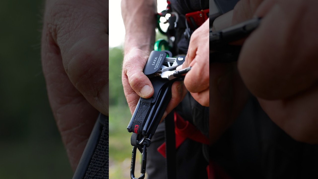 Foldable Saka Knee Ascender Set Up 