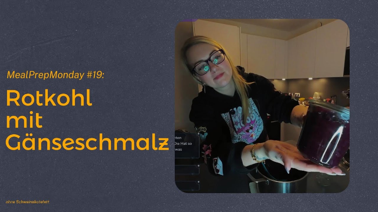 MealPrepMonday #19: Rotkohl mit Gänseschmalz 🍎🧅