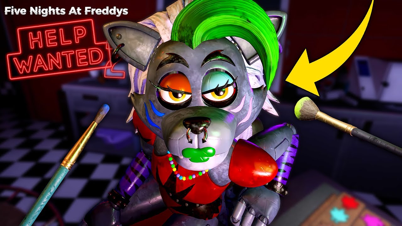 ZROBIŁEM ROXY NAJGORSZY MAKIJAŻ | FNAF: HELP WANTED 2
