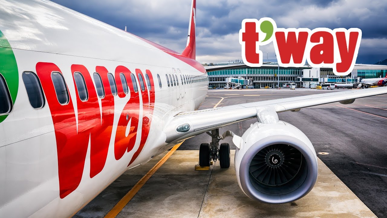 T'way Air Boeing 737-800 Flight Experience | Daegu to Jeju