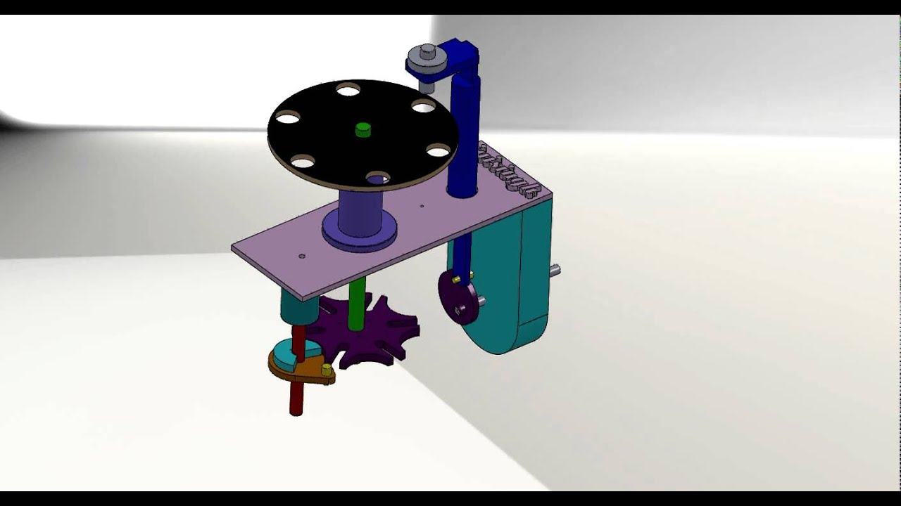 geneva mechanism in solid works