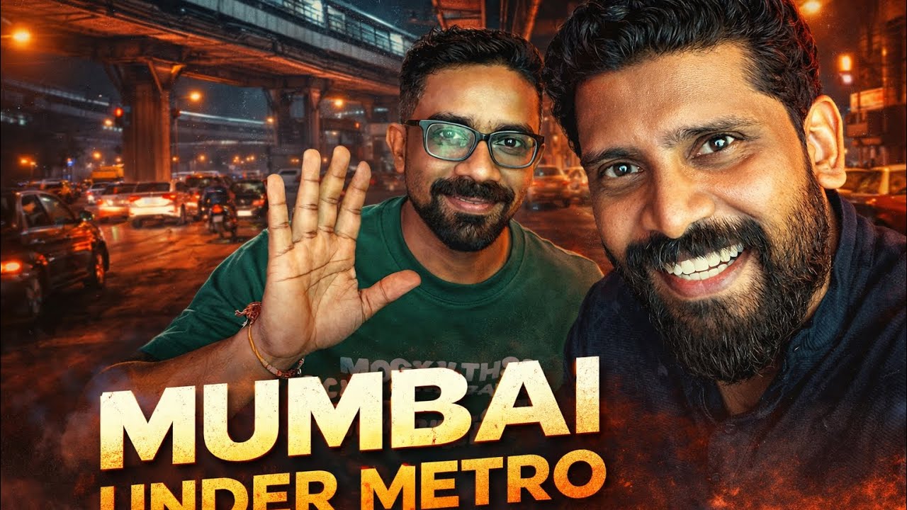 What Happens Under Mumbai Metro? | City Life Exposed 🔥bombay mallu 