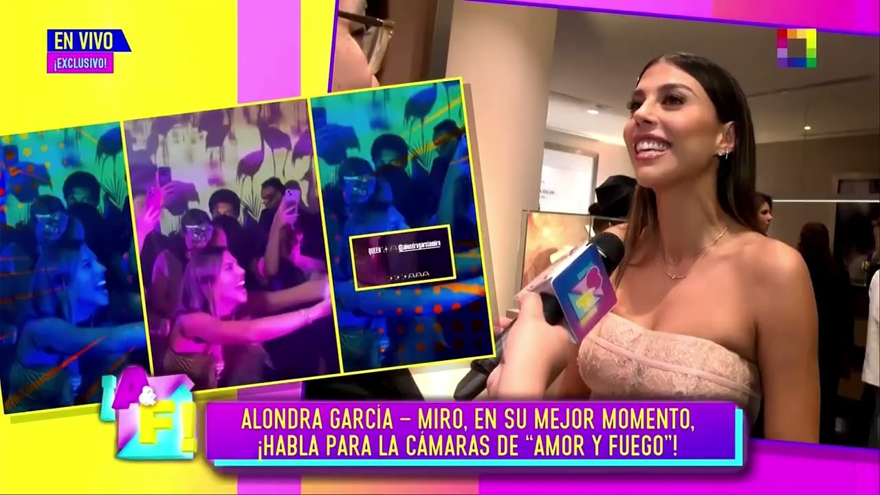 Amor y Fuego - ENE 31 - ALONDRA, EN SU MEJOR MOMENTO, ¡HABLA PARA LAS CÁMARAS DE “AMOR Y FUEGO”!