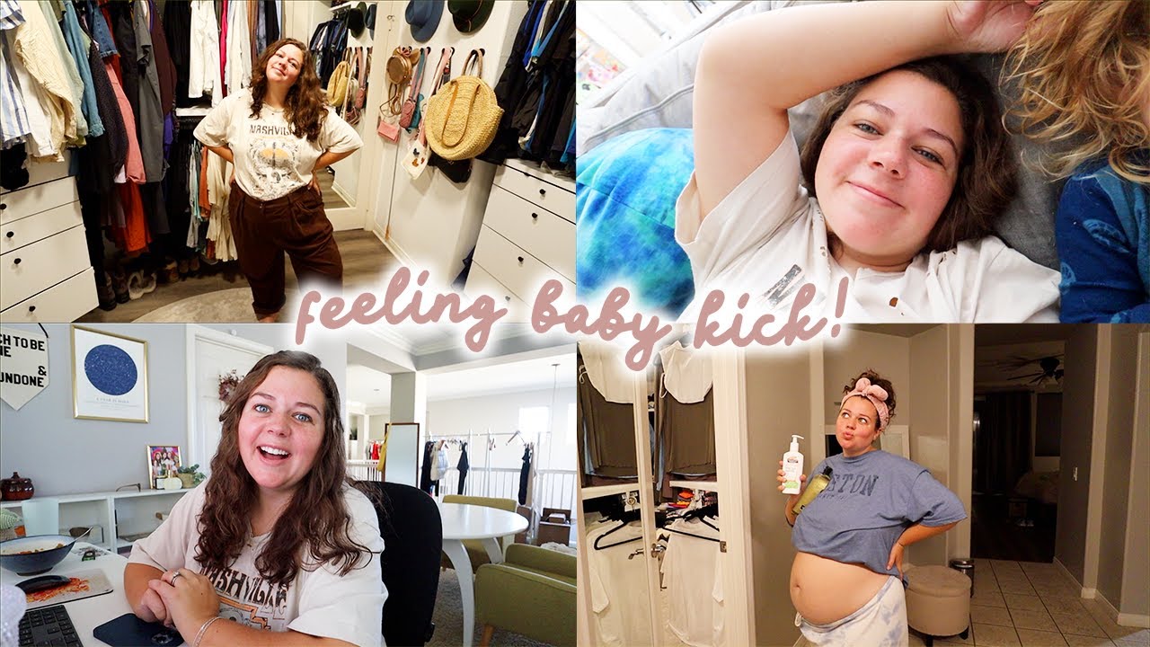 a typical day in my life + feeling baby kick!