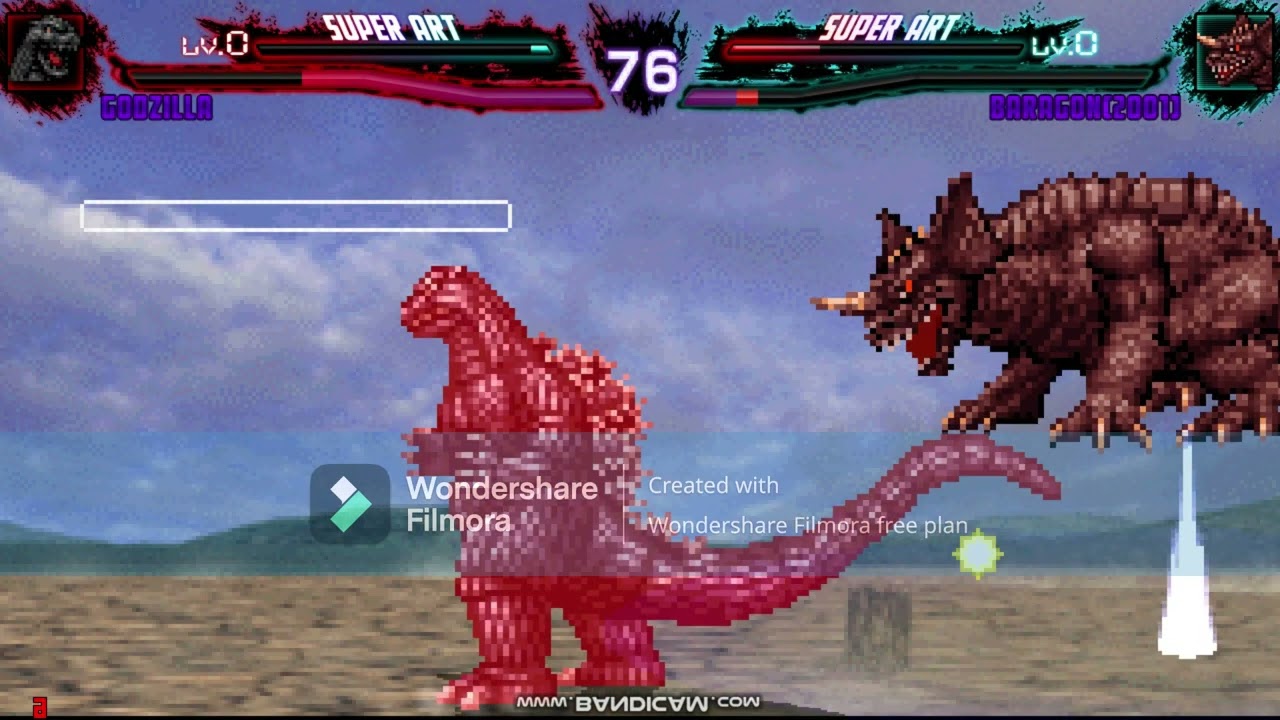 DJW#1 MUGEN: Godzilla G Force - Beginning Arc Battles