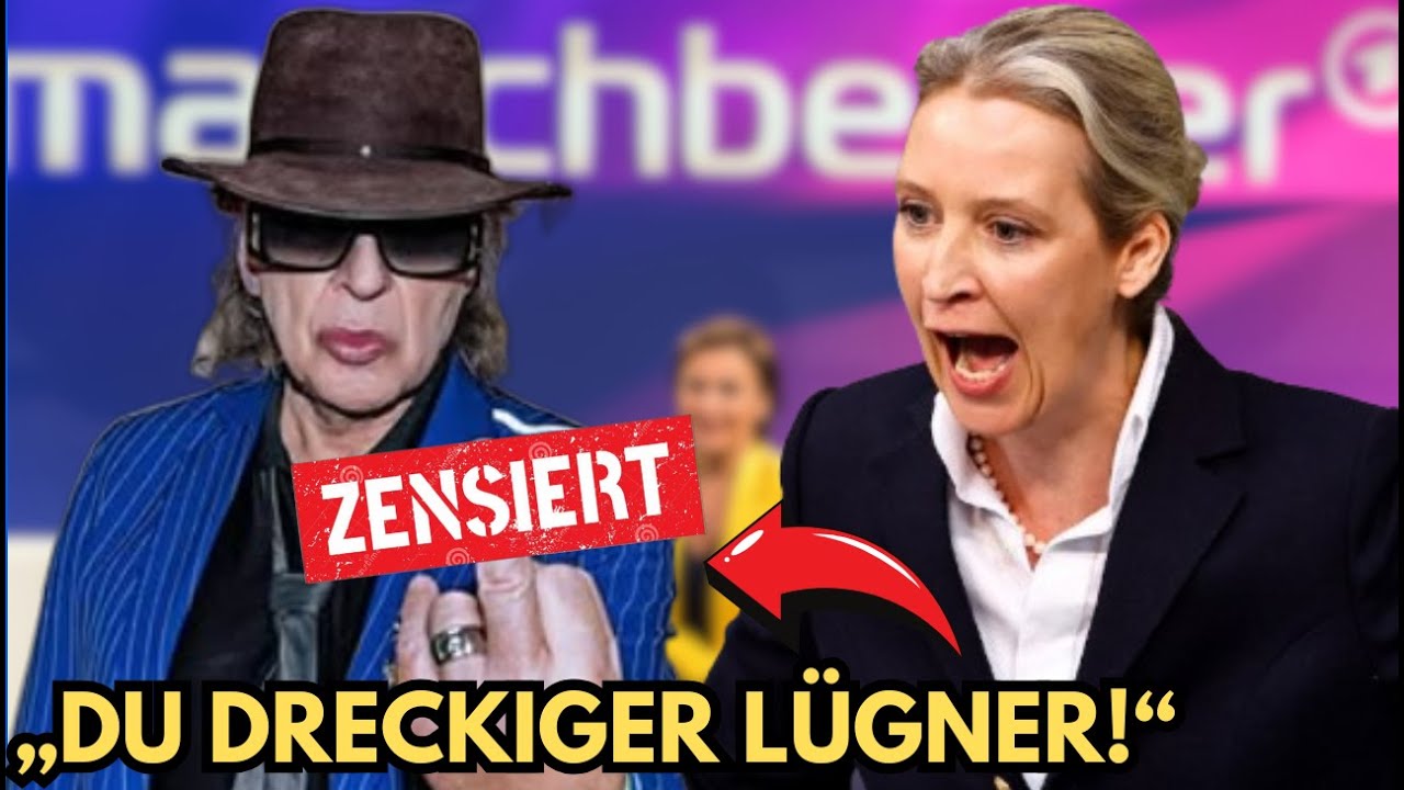 Alice Weidel ZERSTÖRT Udo Lindenberg im Live-TV – Seine wütende Reaktion geht EXTREM viral